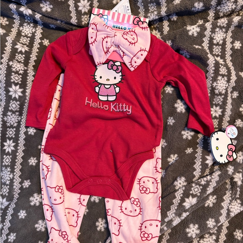 Hello Kitty Red and Pink Bodysuit for Kids